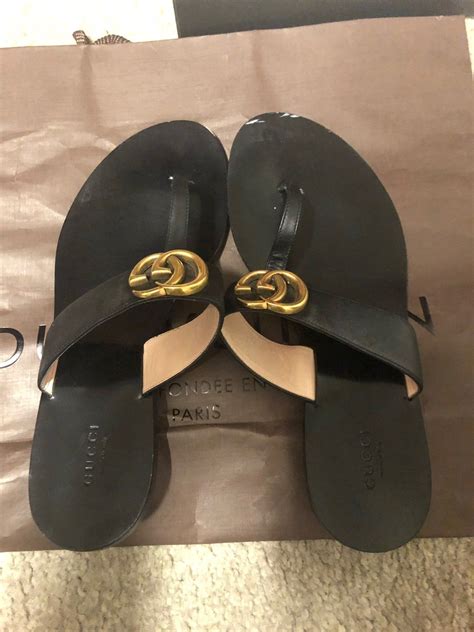 fack gucci sandals|authentic Gucci sandals women.